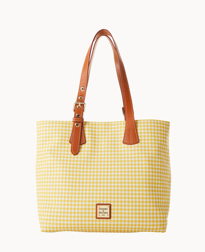 Gingham Emily Tote