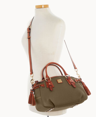 Pebble Grain Medium Mail Satchel