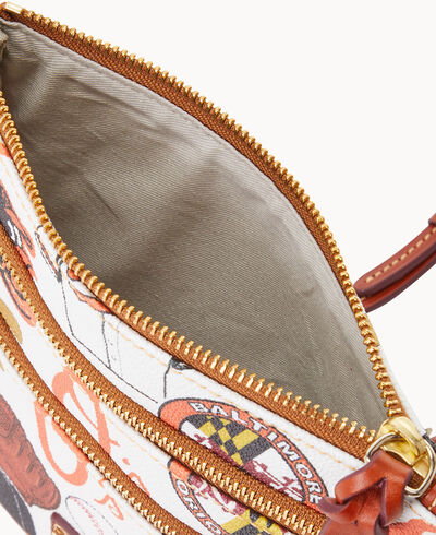 MLB Orioles N S Triple Zip Crossbody