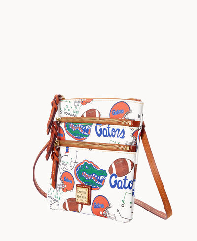 Collegiate University of Florida N S Triple Zip Crossbody