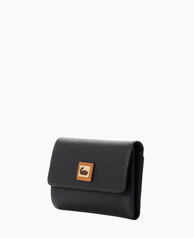 Camden Saffiano Flap Wallet