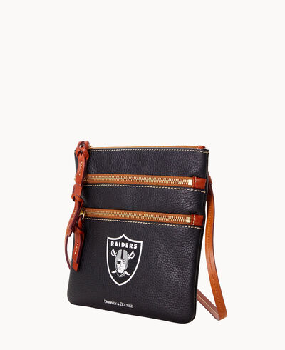 NFL Raiders Triple Zip Crossbody