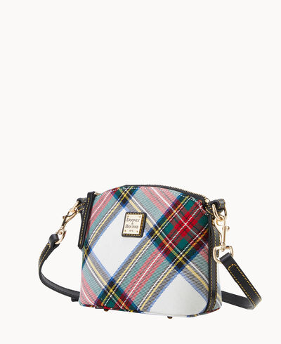 Tartan Mini Domed Crossbody