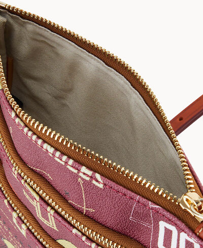 Collegiate Fla State North South Triple Zip Crossbody