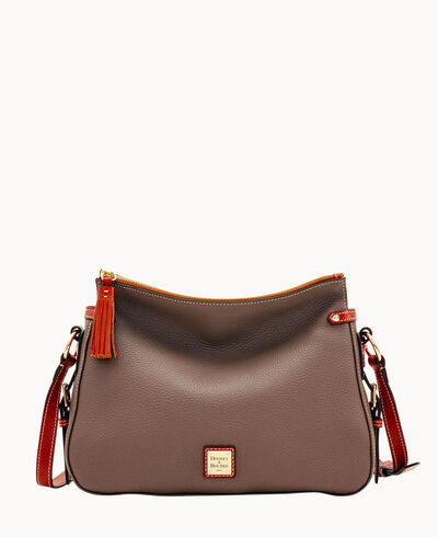Pebble Grain Scarlett Crossbody Sac