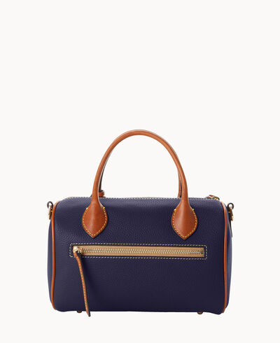 Pebble Grain Barrel Satchel