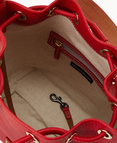 Lucca Leather Small Drawstring