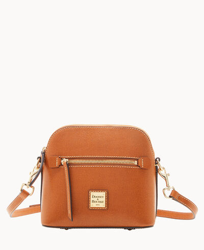 Saffiano Domed Crossbody