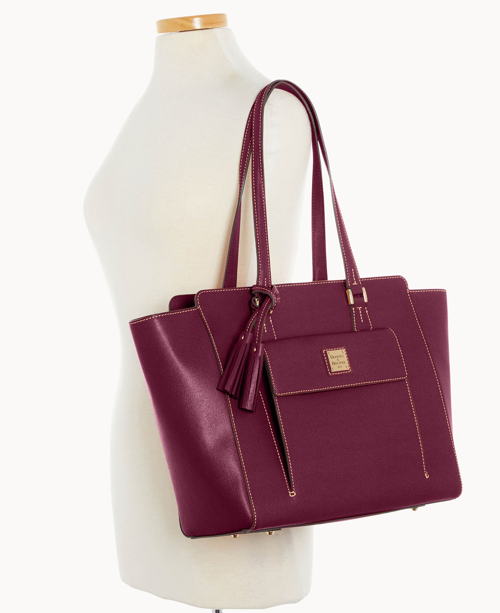 Saffiano East West Shopper