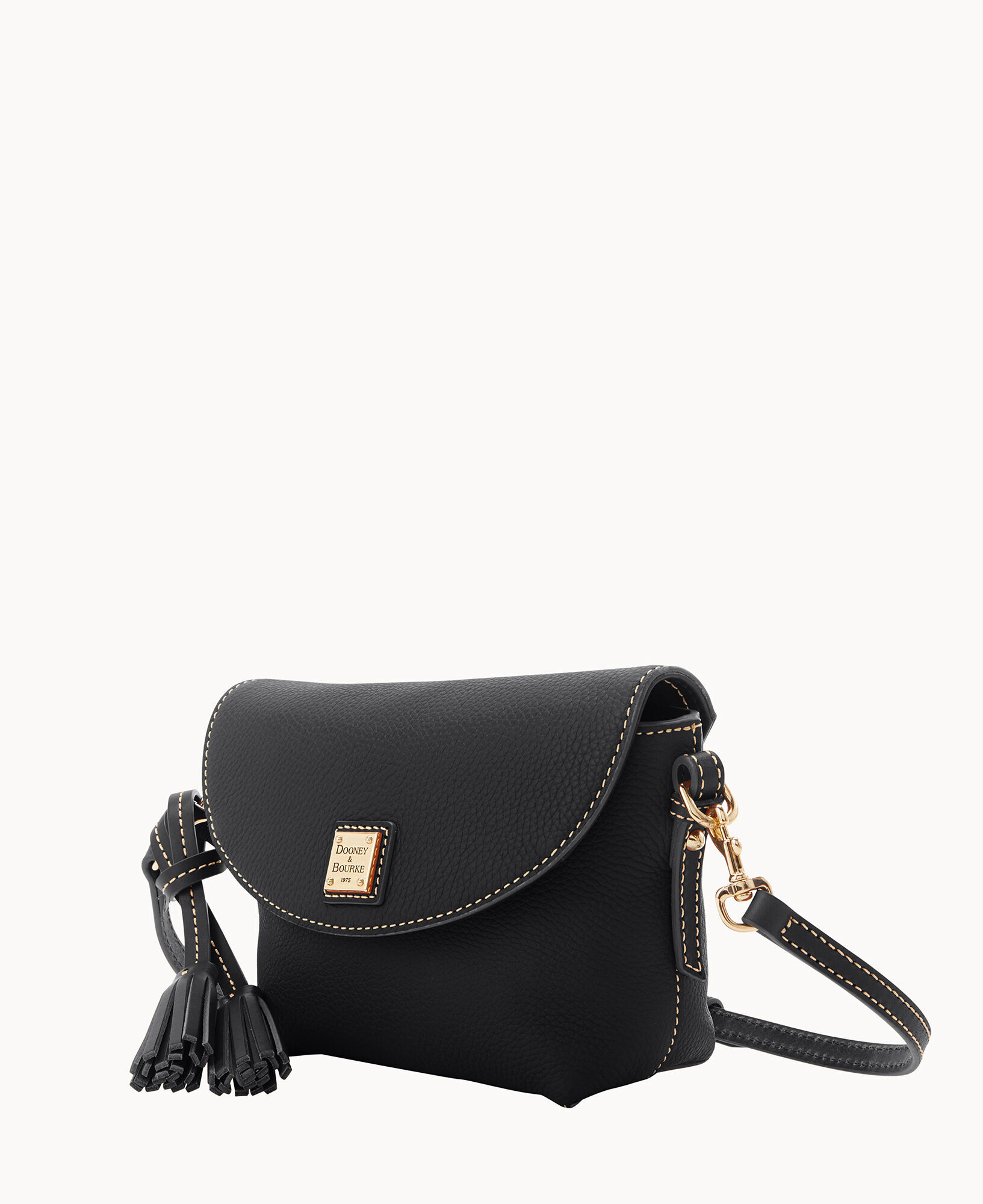 Dooney and bourke pebble grain crossbody black best sale