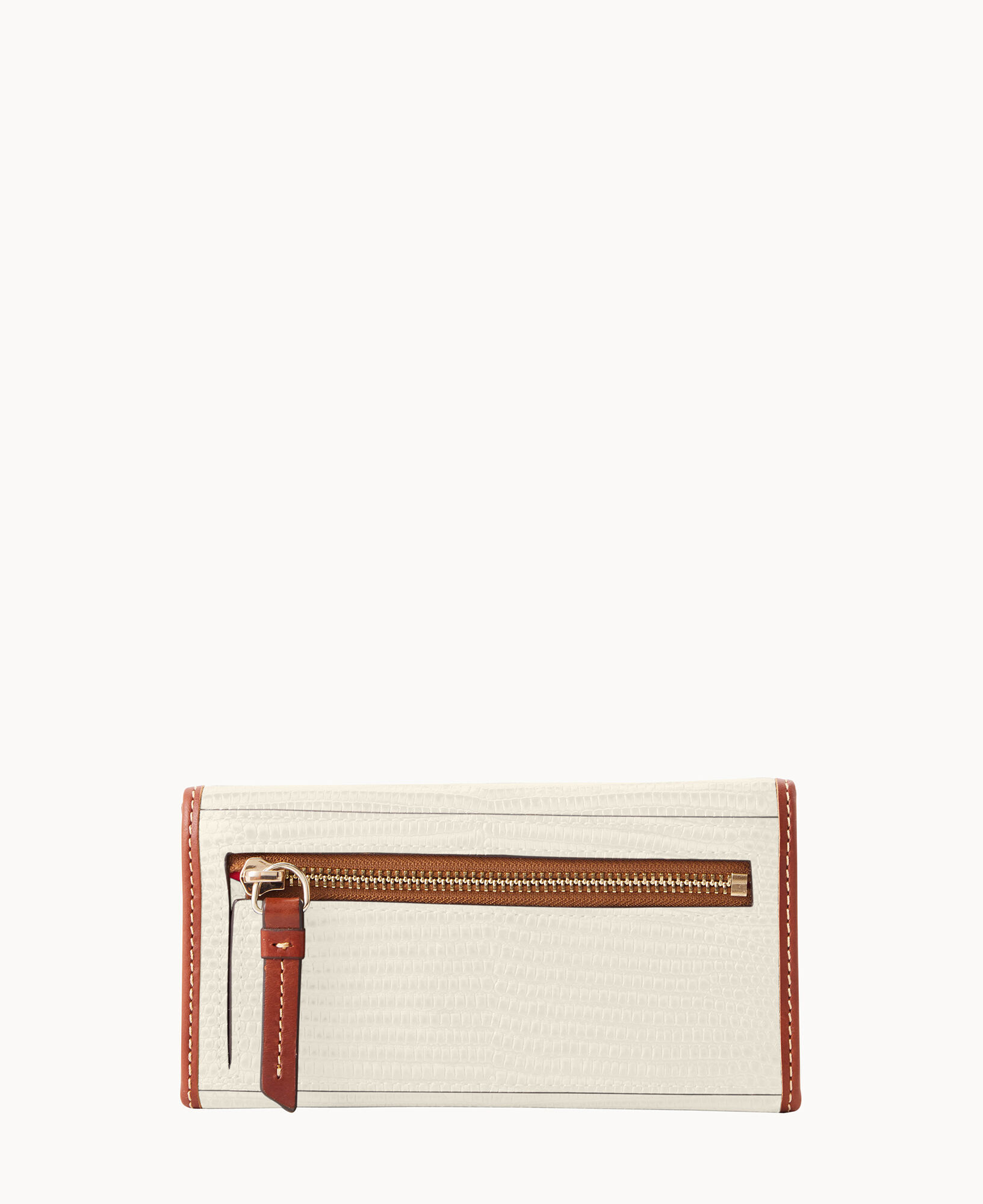 Embossed Lizard Continental Clutch