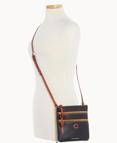 MLB Reds N S Triple Zip Crossbody