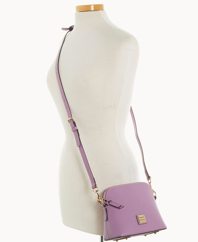 Saffiano Domed Crossbody