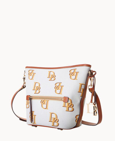 Monogram Zip Sac