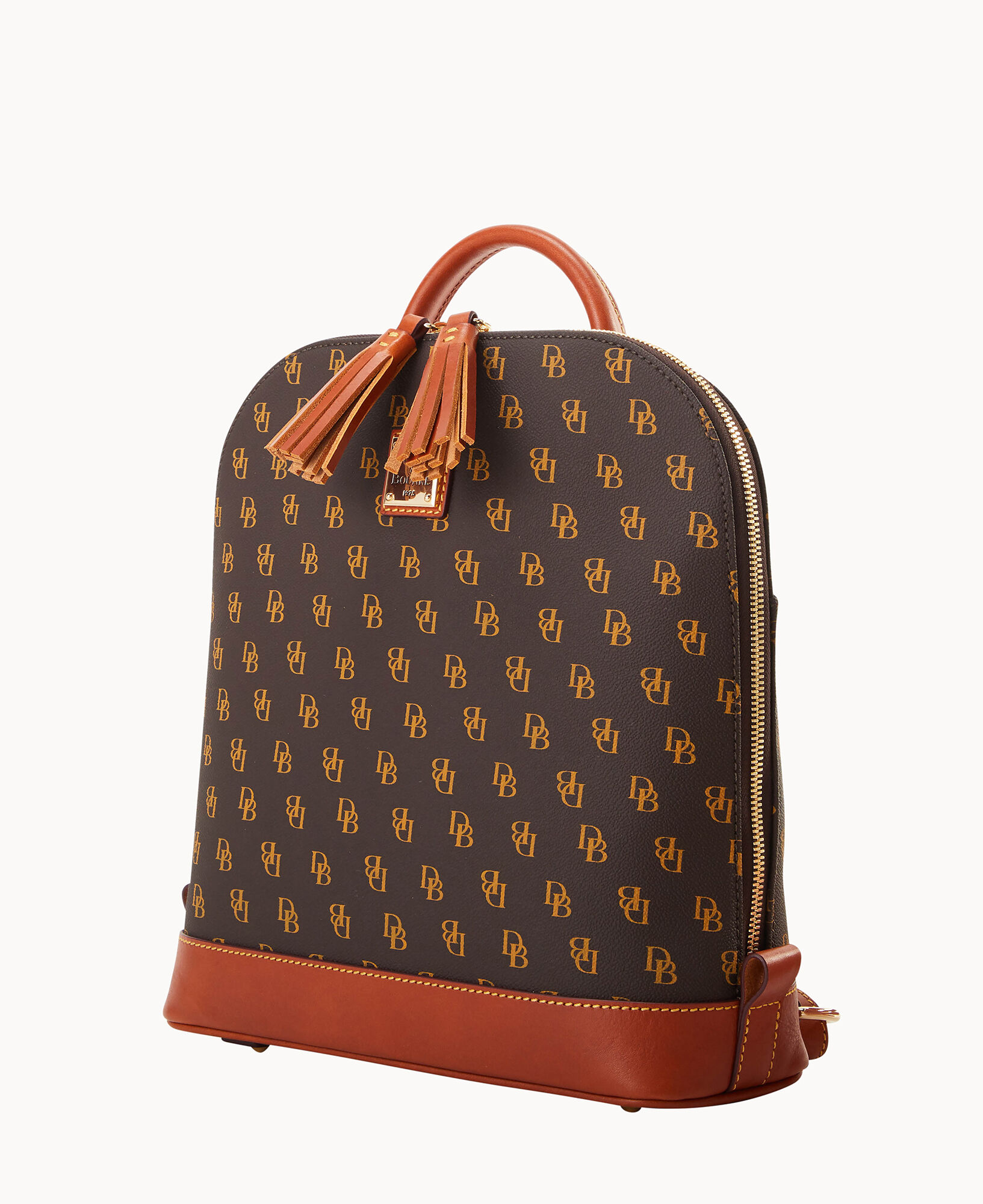 Dooney Bourke Women s Gretta Domed Backpack in Brown Tmoro