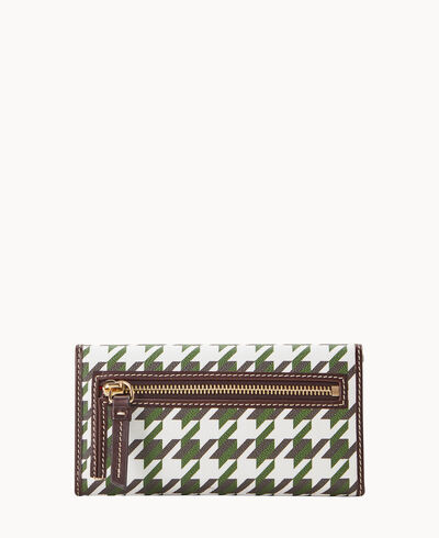 Houndstooth Continental Clutch