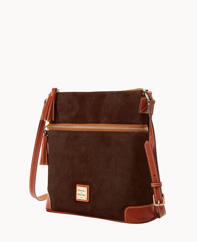 Suede Tassel Crossbody