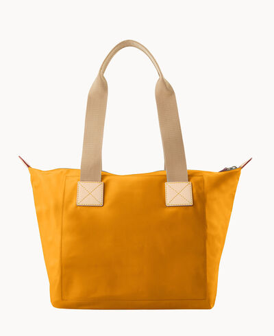 Nylon Front Zip Tote