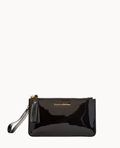 Patent Leather Small Carrington Wristlet