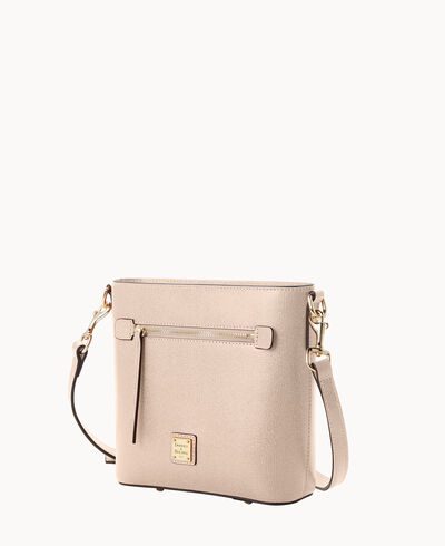 Saffiano Small Zip Crossbody