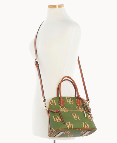 Monogram Domed Satchel