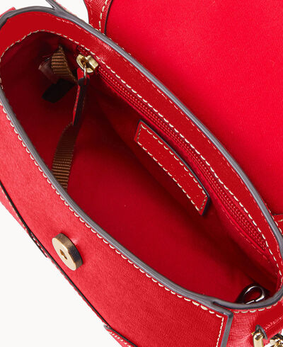 Saffiano Saddle Bag