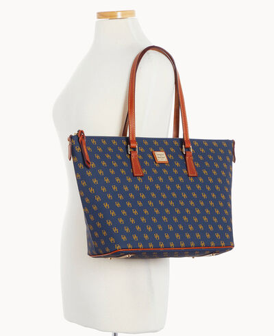 Gretta Zip Top Shopper