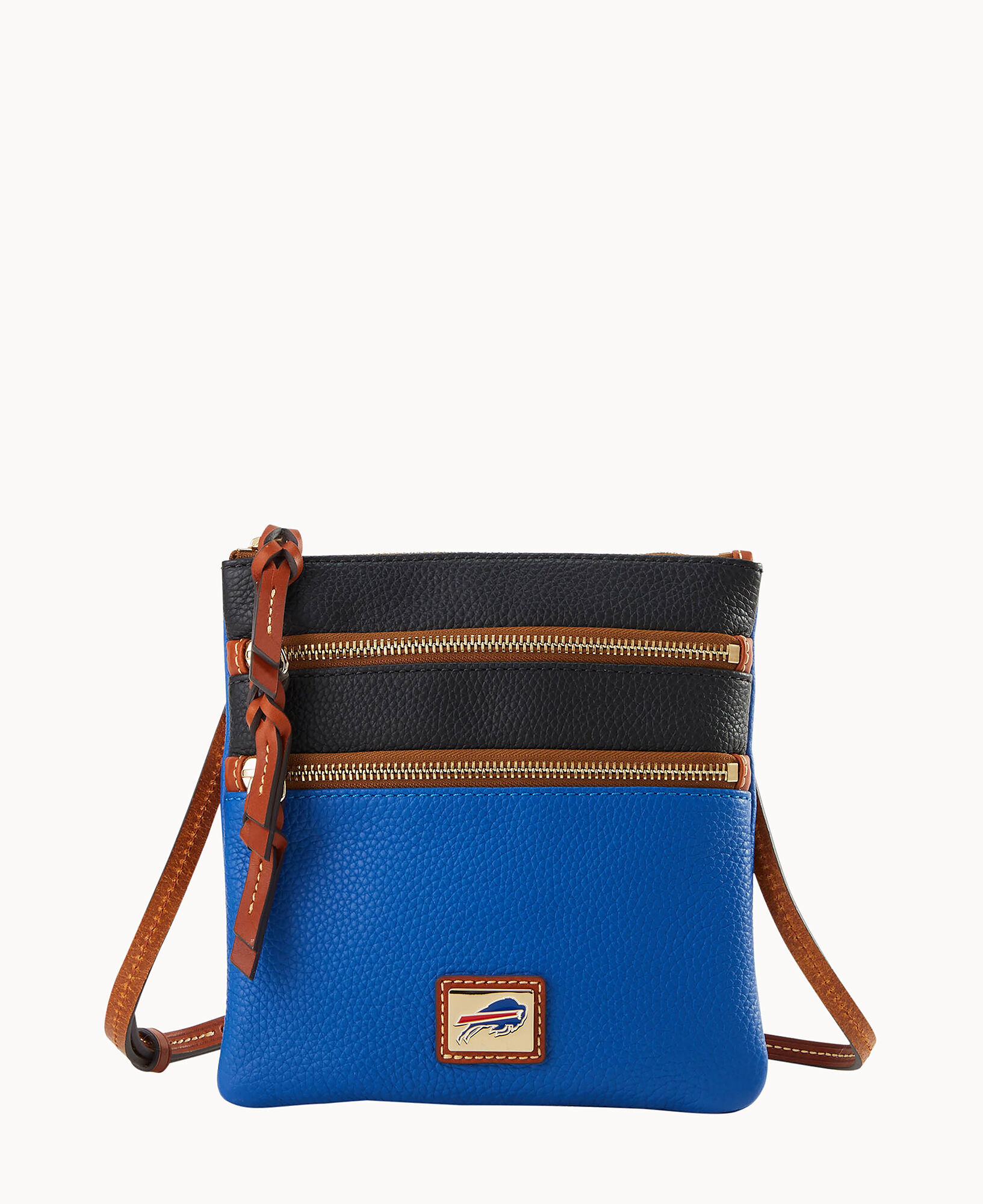 Dooney & Bourke NFL Bills Triple Zip Crossbody Dooney & Bourke NFL Bills Triple Zip Crossbody