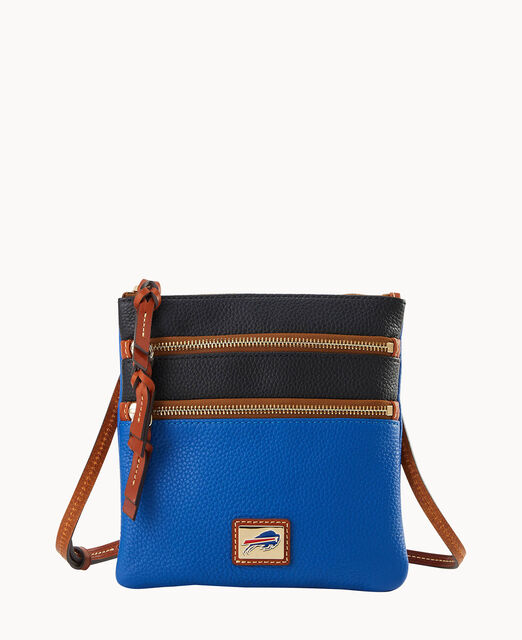 NFL Bills Triple Zip Crossbody