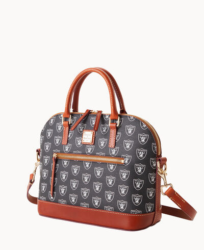 NFL Raiders Domed Zip Satchel