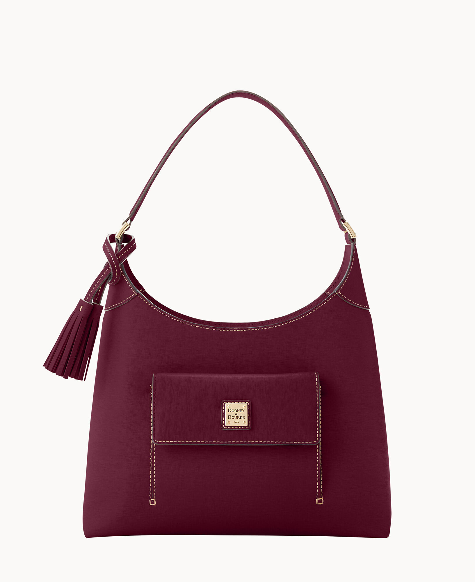 Dooney & sales bourke saffiano hobo
