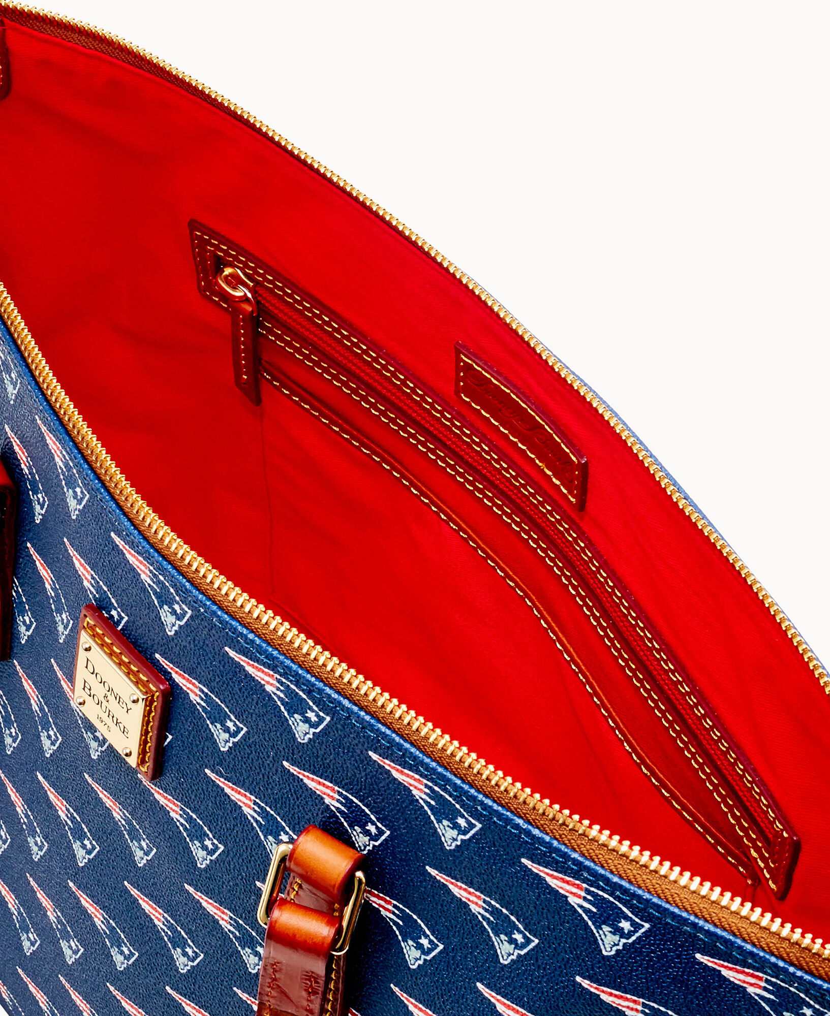 Dooney and bourke zip top shopper on sale