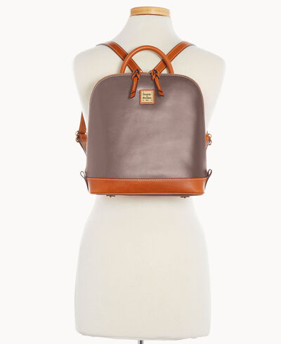 Wexford Leather Zip Pod Backpack