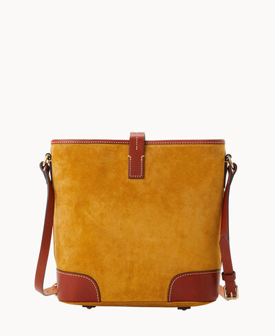 Suede Crossbody Bucket