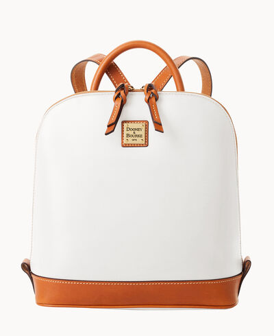 Wexford Leather Zip Pod Backpack