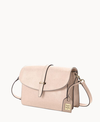 Saffiano Flap Crossbody