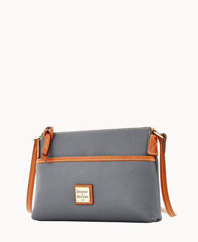 Pebble Grain Ginger Crossbody
