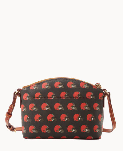 NFL Browns Suki Crossbody Med Wristlet