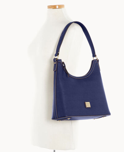 Saffiano Hobo & Folded Zip Wristlet