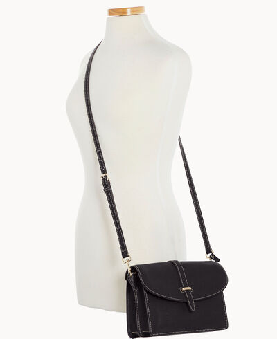 Saffiano Flap Crossbody