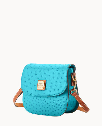 Ostrich Saddle Bag