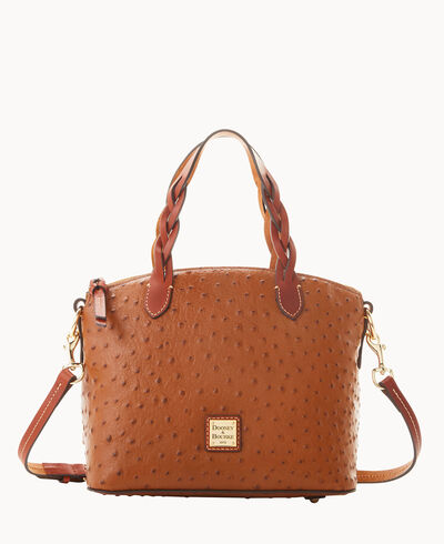 Ostrich Small Heidi Satchel