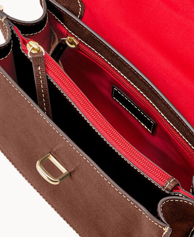 Saffiano Flap Crossbody