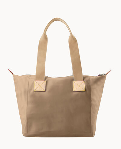 Nylon Front Zip Tote