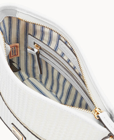 Camden Woven Mini Hobo Crossbody