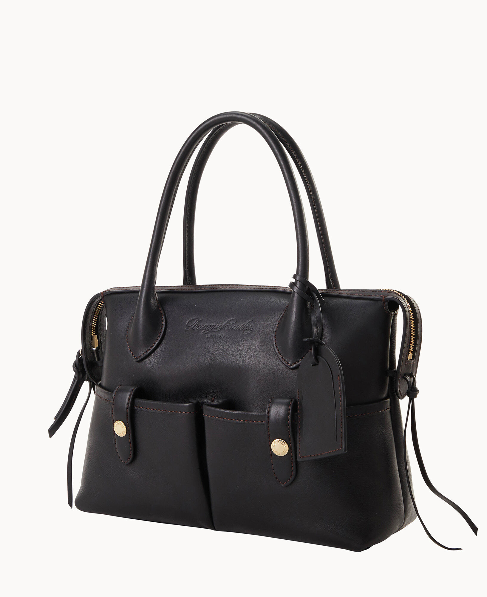 Dooney & bourke florentine vaccheta pebble leather satchel hot sale