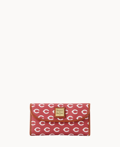 MLB Reds Continental Clutch