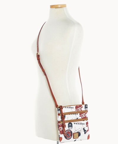 NFL Texans North South Triple Zip Crossbody