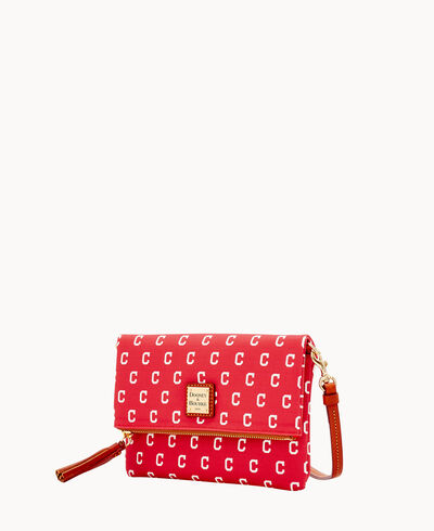 MLB Indians Foldover Crossbody