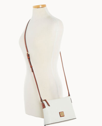 Embossed Lizard Crossbody Pouchette